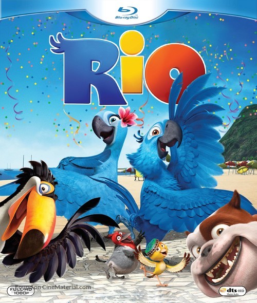 Rio - Brazilian Blu-Ray movie cover