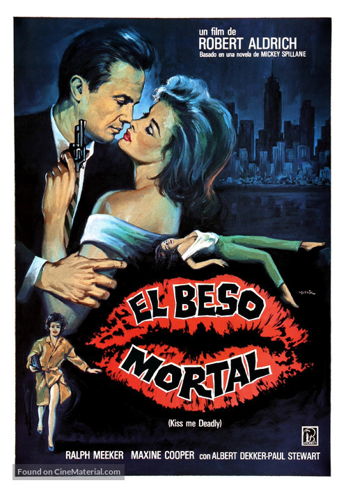 Kiss Me Deadly - Spanish Movie Poster