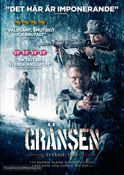 Gr&auml;nsen - Swedish DVD movie cover