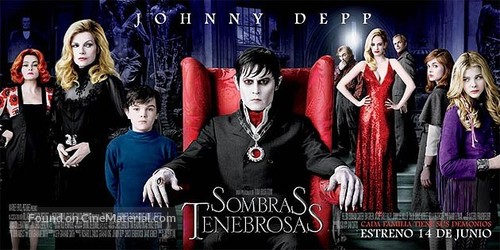 Dark Shadows - Mexican Movie Poster