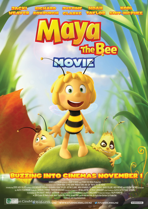 Maya the Bee Movie - New Zealand Movie Poster