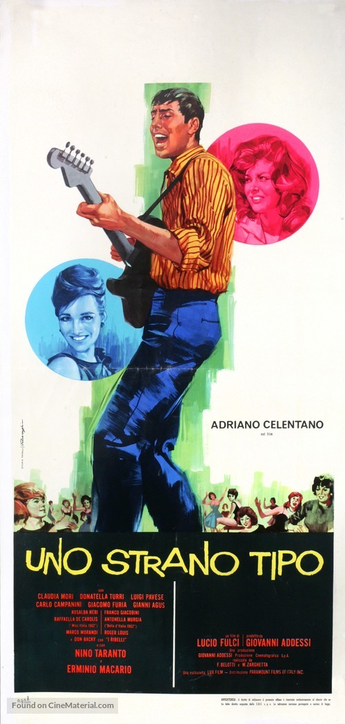 Uno strano tipo - Italian Movie Poster
