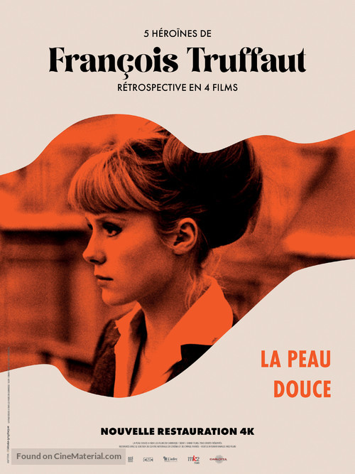 La peau douce - French Re-release movie poster