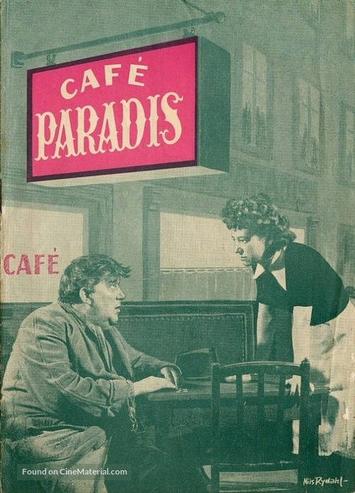 Caf&eacute; Paradis - Danish Movie Poster