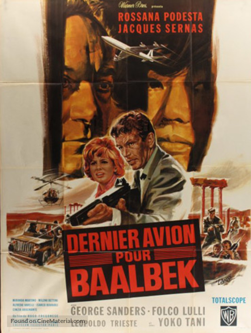 F.B.I. operazione Baalbeck - French Movie Poster