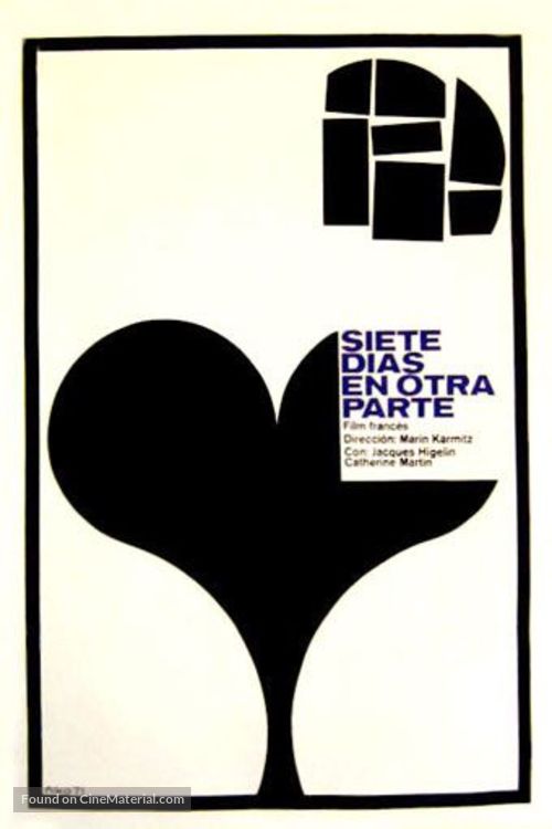 Sept jours ailleurs - Cuban Movie Poster