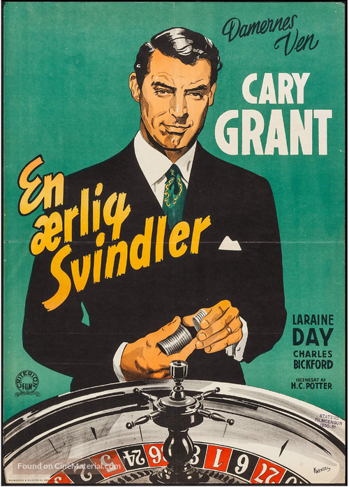 Mr. Lucky - Danish Movie Poster