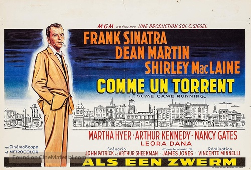 Some Came Running - Belgian Movie Poster