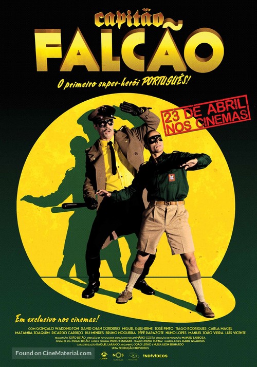 Capit&atilde;o Falc&atilde;o - Portuguese Movie Poster