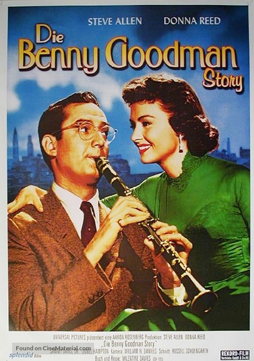 The Benny Goodman Story - German Re-release movie poster