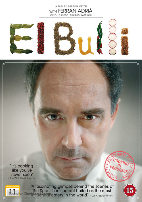 El Bulli: Cooking in Progress - Danish DVD movie cover