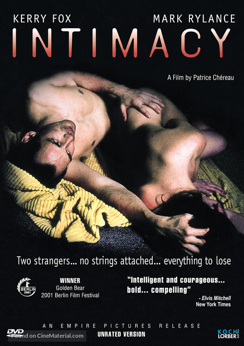 Intimacy - DVD movie cover