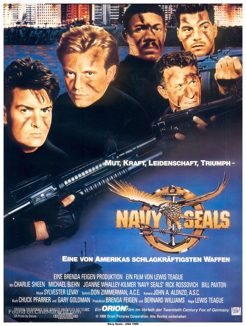 Navy Seals - German Movie Poster