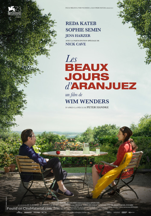 Les beaux jours d&#039;Aranjuez - French Movie Poster
