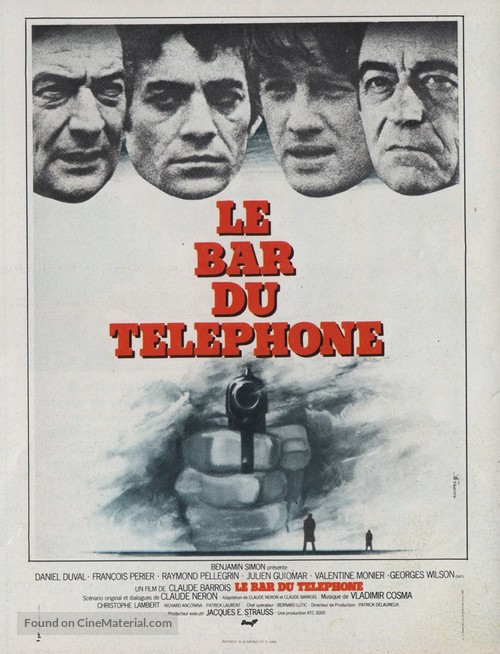 Bar du t&eacute;l&eacute;phone, Le - French Movie Poster