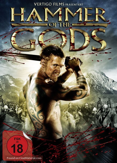 Hammer of the Gods - German DVD movie cover