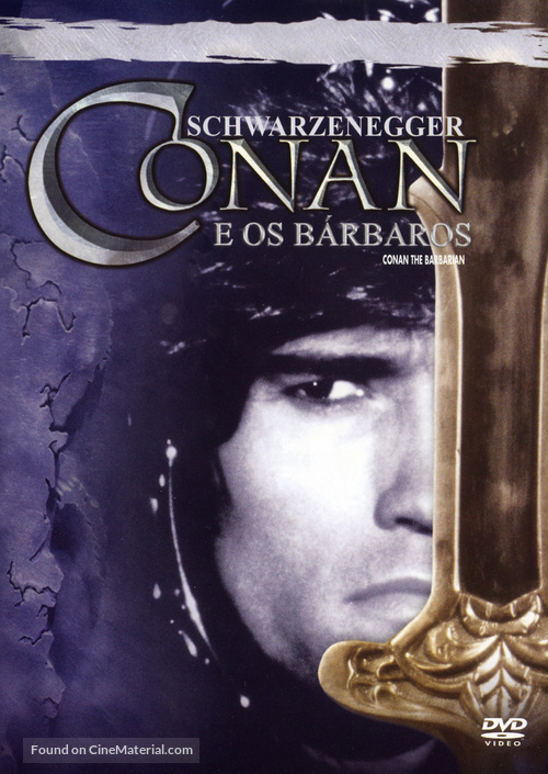 Conan The Barbarian - Portuguese DVD movie cover