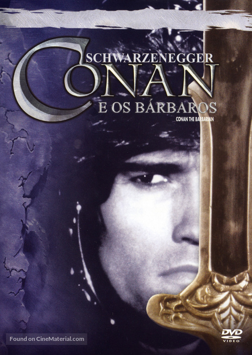 Conan The Barbarian - Portuguese DVD movie cover