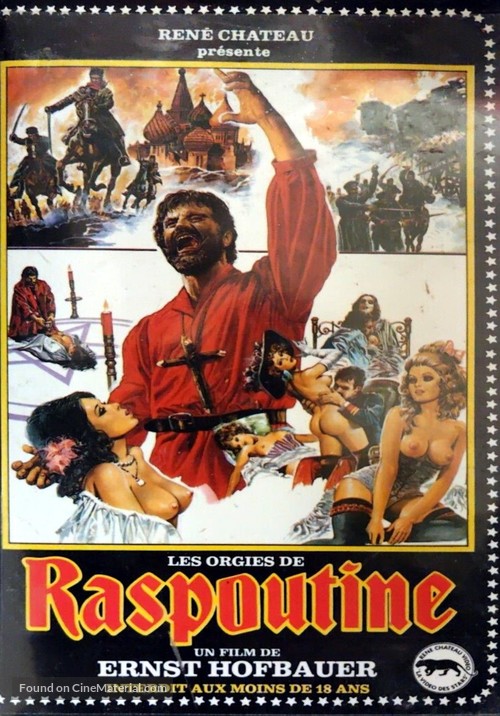 Rasputin - Orgien am Zarenhof - French VHS movie cover