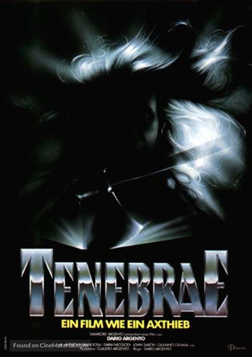 Tenebre - German Movie Poster