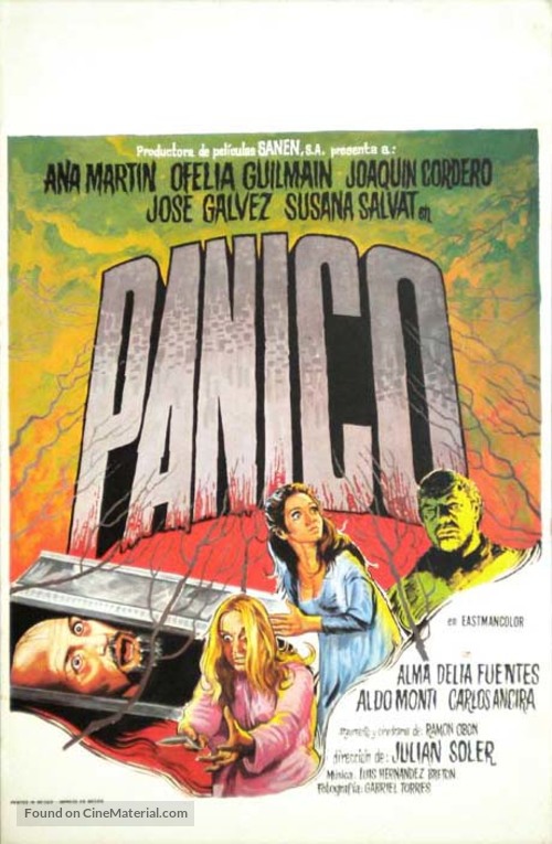 P&aacute;nico - Mexican Movie Poster