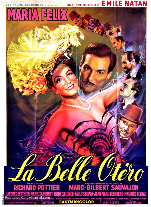 La bella Otero - French Movie Poster