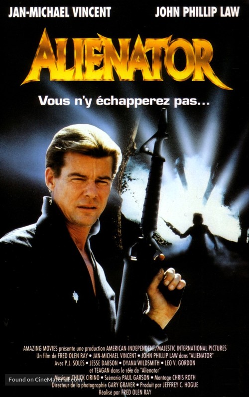 Alienator - French VHS movie cover