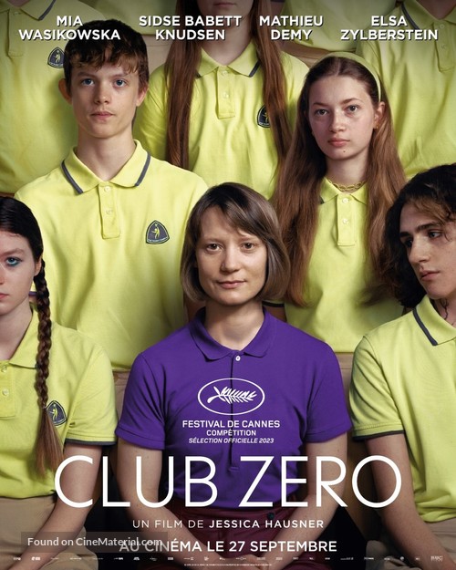 Club Zero - French Movie Poster
