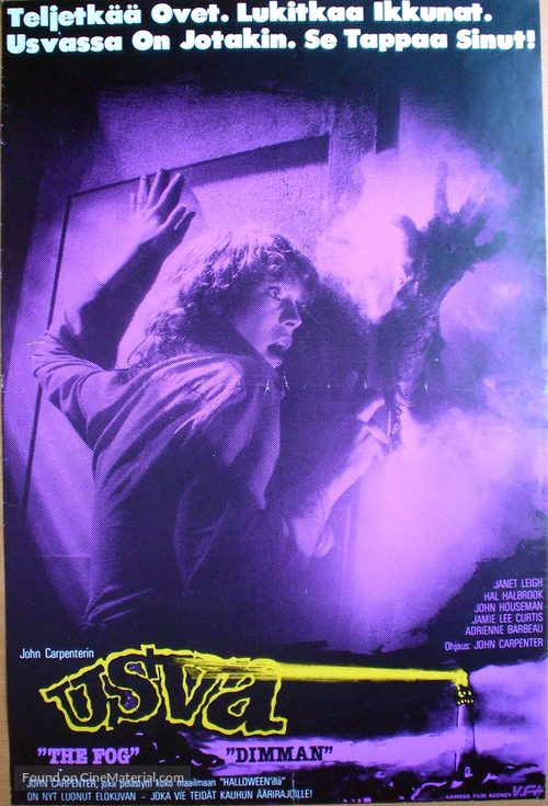 The Fog - Finnish Movie Poster