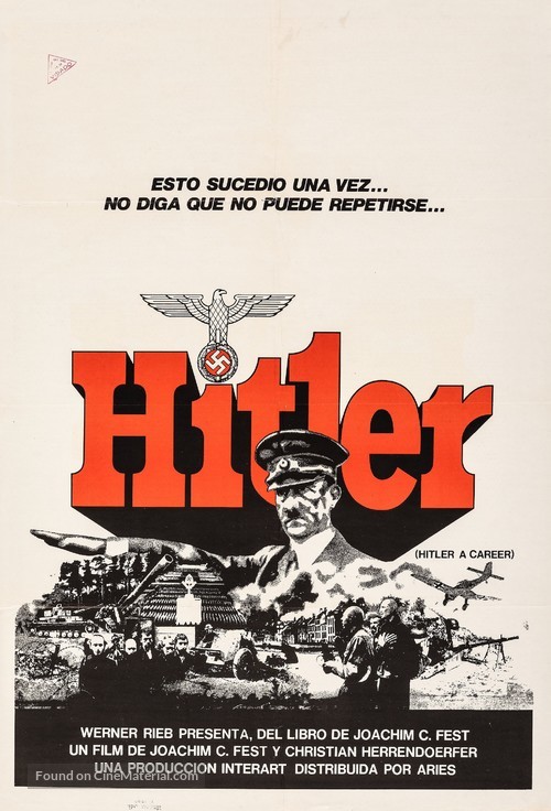 Hitler - eine Karriere - Argentinian Movie Poster