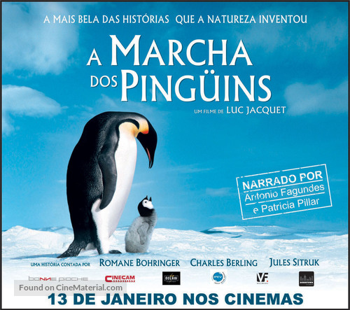 March Of The Penguins - Brazilian Movie Poster