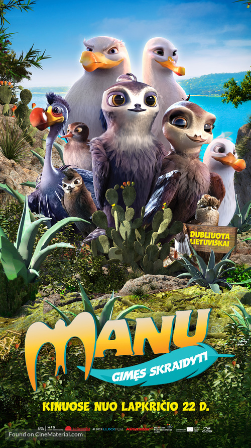 Manou the Swift - Lithuanian Movie Poster