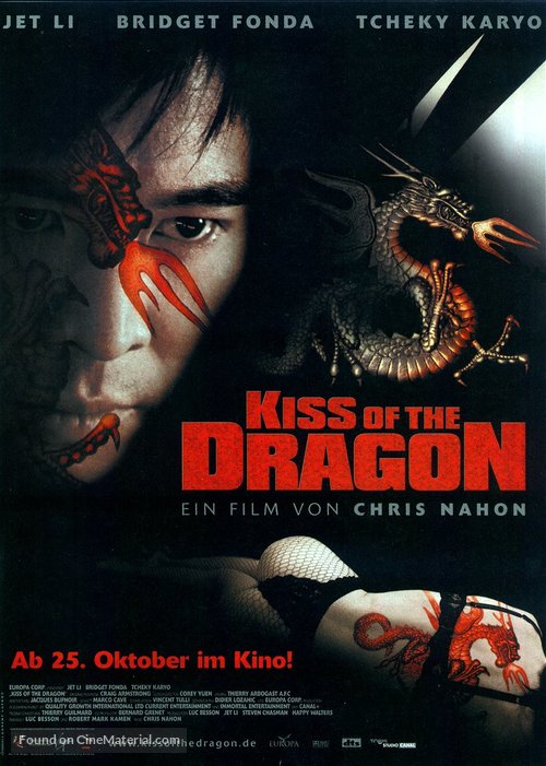 Kiss Of The Dragon - German Movie Poster