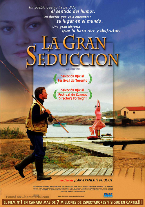 La grande s&eacute;duction - Uruguayan Movie Poster