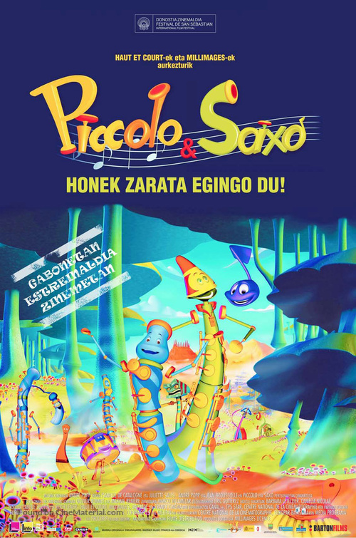 Piccolo, Saxo et compagnie - Spanish Movie Poster