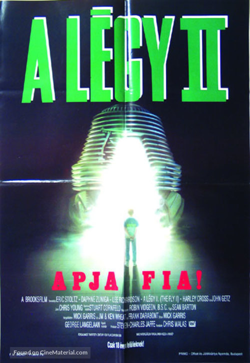 The Fly II - Hungarian Movie Poster