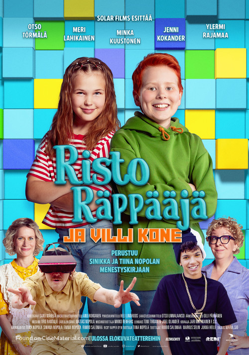 Risto R&auml;pp&auml;&auml;j&auml; ja villi kone - Finnish Movie Poster