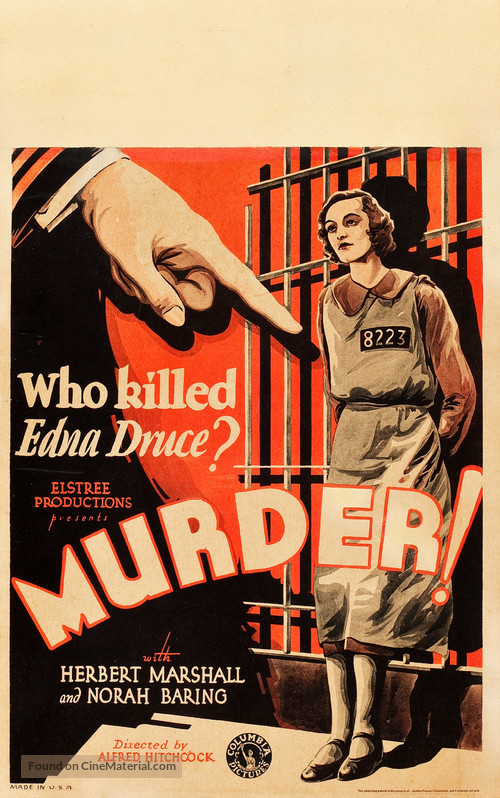 Murder! - Movie Poster