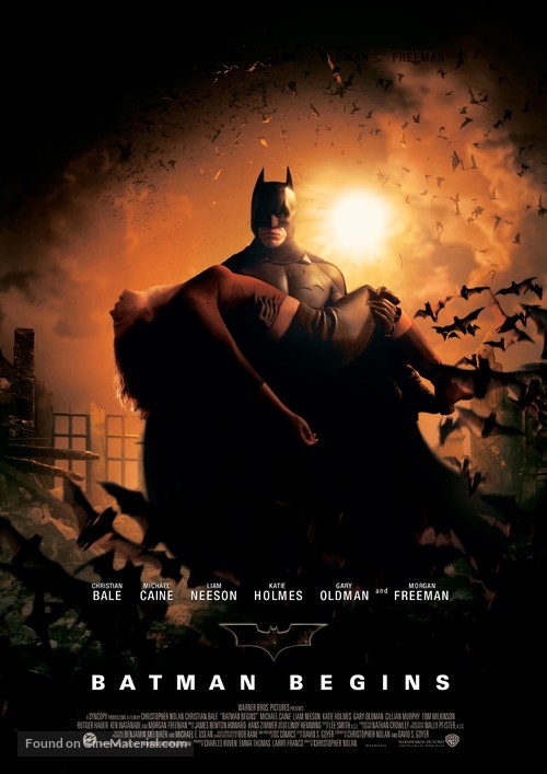 Batman Begins - Norwegian Movie Poster