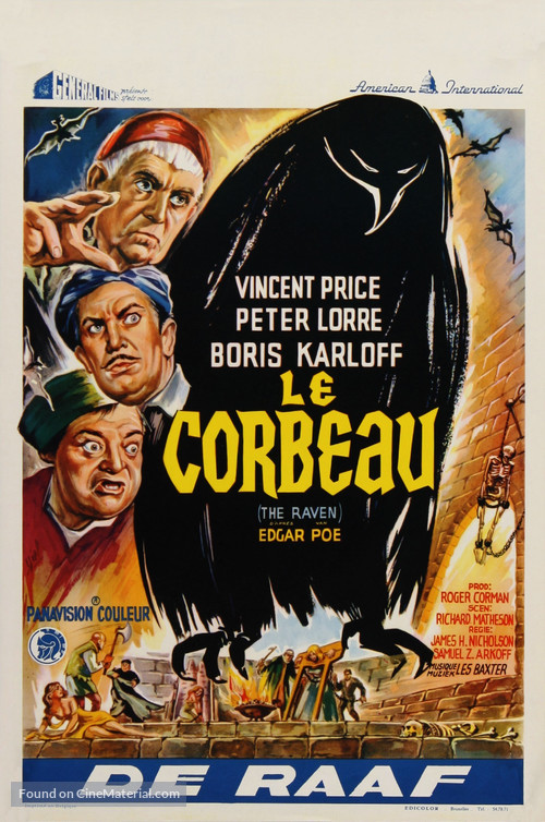 The Raven - Belgian Movie Poster