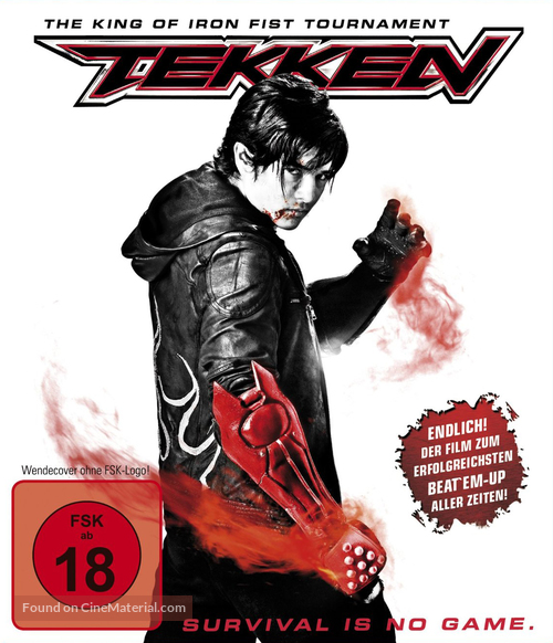 Tekken - German Blu-Ray movie cover