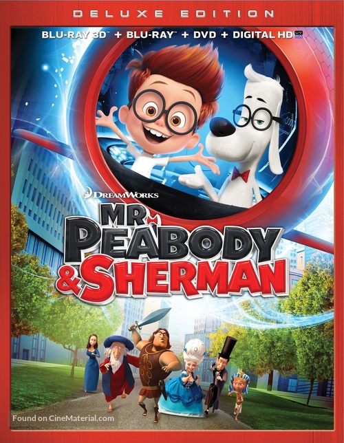 Mr. Peabody &amp; Sherman - Blu-Ray movie cover