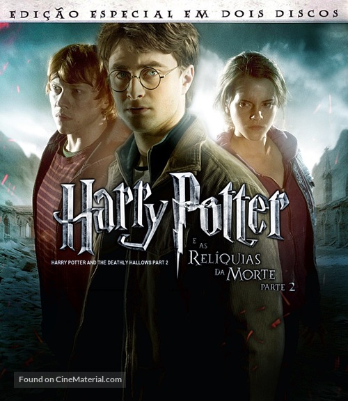 Harry Potter and the Deathly Hallows - Part 2 - Brazilian Blu-Ray movie cover