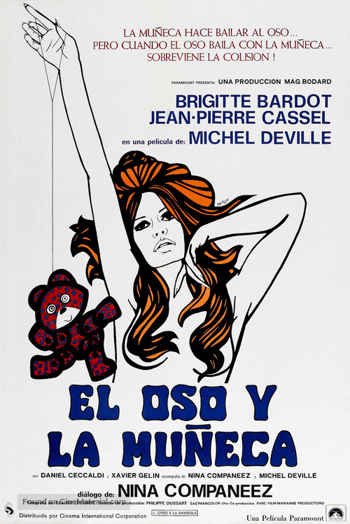 L&#039;ours et la poup&eacute;e - Argentinian Movie Poster