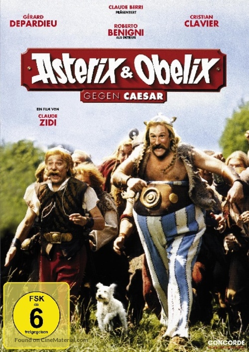 Ast&eacute;rix et Ob&eacute;lix contre C&eacute;sar - German Movie Cover