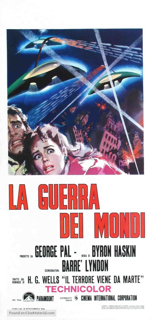 The War of the Worlds - Italian Movie Poster