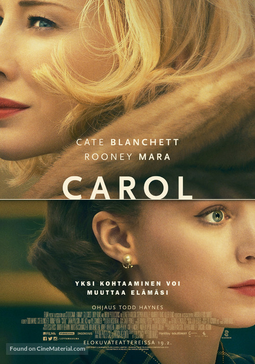 Carol - Finnish Movie Poster