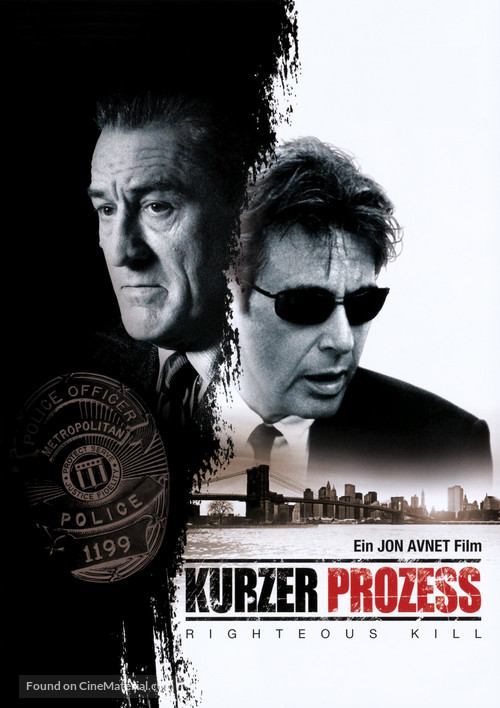 Righteous Kill - German Movie Cover