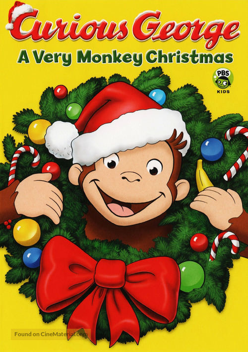 Curious George: A Very Monkey Christmas - DVD movie cover