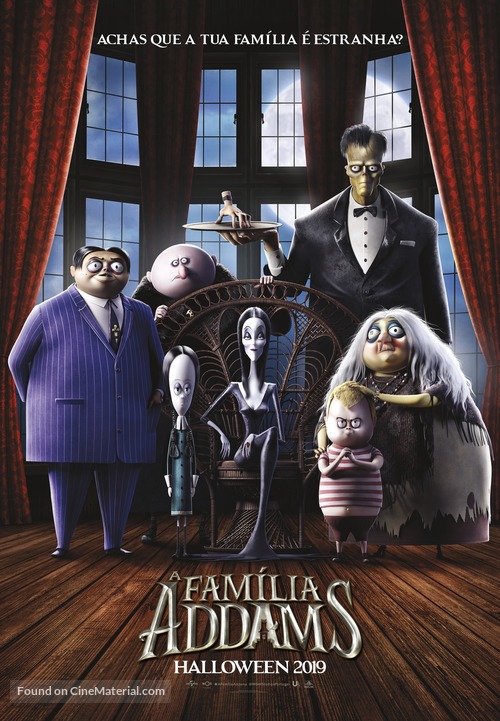 The Addams Family - Portuguese Movie Poster